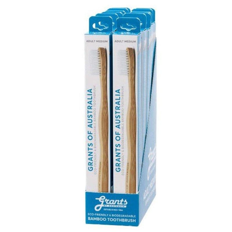 Adult Medium Bamboo Toothbrush