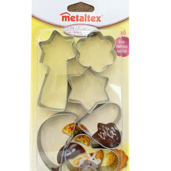 Metaltex set of 6 Cookie Cutters