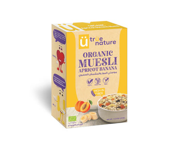 Organic Muesli Apricot Banana 375Gr