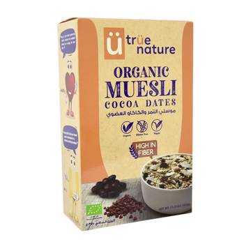 Organic Muesli Cocoa Dates 375Gr