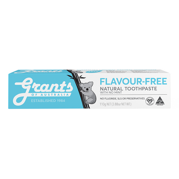 Flavor Free Natural Toothpaste
